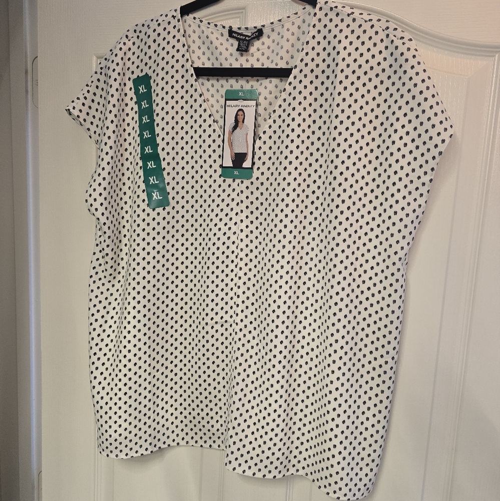 Polka dot ladies blouse